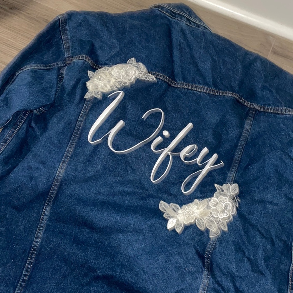 Wifey denim jacket